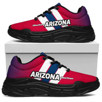 Load image into Gallery viewer, Designs by MyUtopia Shout Out:Arizona #BearDown Wildcats Fans Chunky Sneakers,Women&#39;s / Ladies US5.5 (EU36) / Red,Chunky Sneakers

