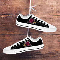 Load image into Gallery viewer, Designs by MyUtopia Shout Out:Arizona Cardinals Fan Art Canvas Lowtop Shoes,Men&#39;s / Mens US5 (EU38) / Black/White,Lowtop Shoes
