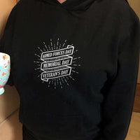 Load image into Gallery viewer, Designs by MyUtopia Shout Out:Armed Forces Day, Memorial Day, Veterans Day Core Fleece Pullover Hoodie
