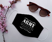 Load image into Gallery viewer, Designs by MyUtopia Shout Out:Army Armed Forces Day Adult Fabric Face Mask with Elastic Ear Loops
