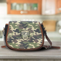 Load image into Gallery viewer, Designs by MyUtopia Shout Out:Army Mom Camo Canvas Saddlebag Style Crossbody Purse
