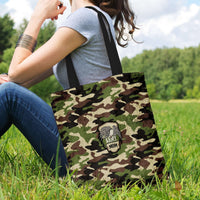 Load image into Gallery viewer, Designs by MyUtopia Shout Out:Army Mom Camo Fabric Totebag Reusable Shopping Tote

