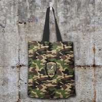 Load image into Gallery viewer, Designs by MyUtopia Shout Out:Army Mom Camo Fabric Totebag Reusable Shopping Tote

