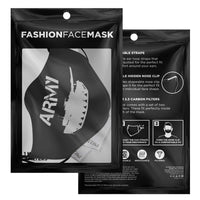 Load image into Gallery viewer, Designs by MyUtopia Shout Out:Army Tank Adjustable Ear Loops Fabric Face Mask
