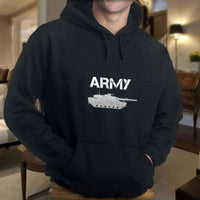 Load image into Gallery viewer, Designs by MyUtopia Shout Out:Army Tank Core Fleece Pullover Hoodie
