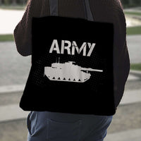 Load image into Gallery viewer, Designs by MyUtopia Shout Out:Army Tank Fan Fabric Totebag Reusable Shopping Tote
