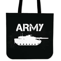 Load image into Gallery viewer, Designs by MyUtopia Shout Out:Army Tank Fan Fabric Totebag Reusable Shopping Tote
