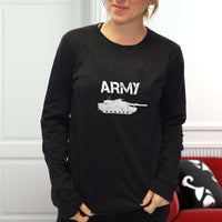 Load image into Gallery viewer, Designs by MyUtopia Shout Out:Army Tank Long Sleeve Ultra Cotton T-Shirt

