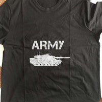 Load image into Gallery viewer, Designs by MyUtopia Shout Out:Army Tank Unisex Cotton T-Shirt
