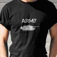Load image into Gallery viewer, Designs by MyUtopia Shout Out:Army Tank Unisex Cotton T-Shirt
