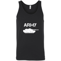 Load image into Gallery viewer, Designs by MyUtopia Shout Out:Army Tank Unisex Tank,Black / X-Small,Tank Tops

