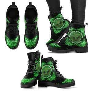 Designs by MyUtopia Shout Out:As Above, So Below Women's Handcrafted Premium Boots
