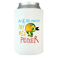 Load image into Gallery viewer, Designs by MyUtopia Shout Out:Ask Me About My Big Pecker Can Wrap,White,Can Wrap
