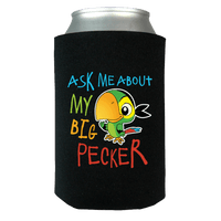 Load image into Gallery viewer, Designs by MyUtopia Shout Out:Ask Me About My Big Pecker Can Wrap,Black,Can Wrap
