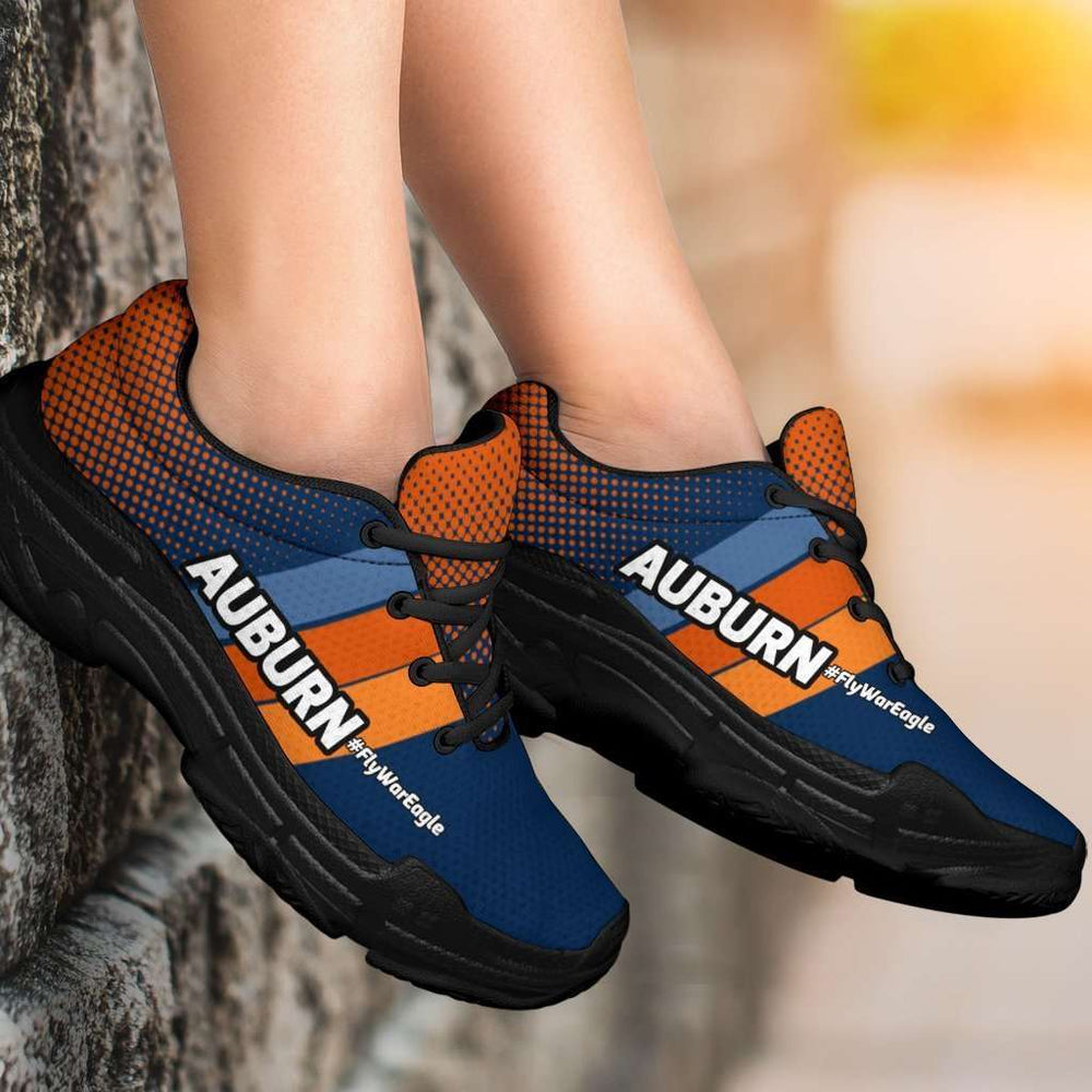 Designs by MyUtopia Shout Out:Auburn #FlyWarEagle Chunky Sneakers