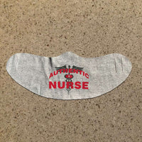 Load image into Gallery viewer, Designs by MyUtopia Shout Out:Authentic Nurse Fabric Face Covering / Face Mask,Athletic Heather,Fabric Face Mask
