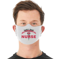 Load image into Gallery viewer, Designs by MyUtopia Shout Out:Authentic Nurse Fabric Face Covering / Face Mask,White,Fabric Face Mask
