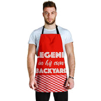 Load image into Gallery viewer, Designs by MyUtopia Shout Out:Backyard Legend Mens Apron
