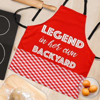 Load image into Gallery viewer, Designs by MyUtopia Shout Out:Backyard Legend Womens Apron
