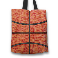Load image into Gallery viewer, Designs by MyUtopia Shout Out:Basketball Fabric Totebag Reusable Shopping Tote
