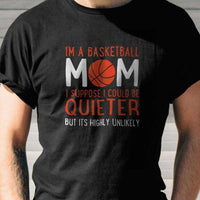 Load image into Gallery viewer, Designs by MyUtopia Shout Out:Basketball Mom Adult Unisex T-Shirt
