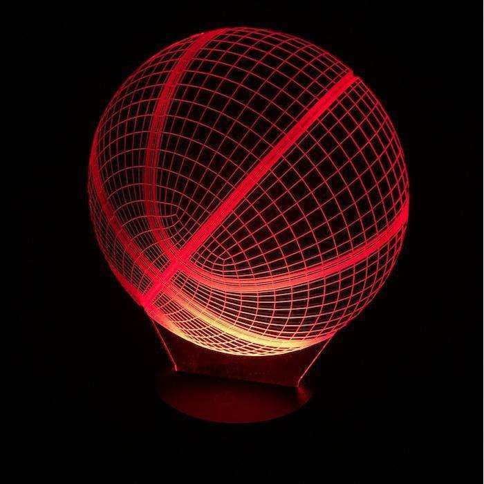 Designs by MyUtopia Shout Out:Basketball USB Powered LED Night-light Lamp Glows in Multiple Colors