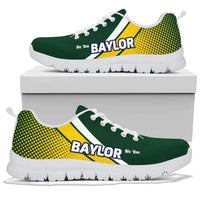 Load image into Gallery viewer, Designs by MyUtopia Shout Out:Baylor Sic &#39;Em Basketball Fan Breathable Mesh Fabric Running Shoes,Women&#39;s / Ladies US5 (EU35) / Green,Running Shoes
