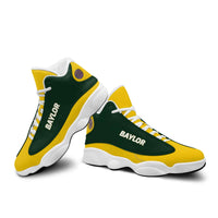 Load image into Gallery viewer, Designs by MyUtopia Shout Out:Baylor Sic &#39;Em Basketball Fan Microfiber Leather Hightop Sneakers
