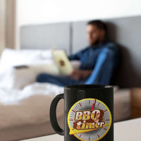 Load image into Gallery viewer, Designs by MyUtopia Shout Out:BBQ TImer Ceramic Coffee Mug - Black
