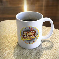 Load image into Gallery viewer, Designs by MyUtopia Shout Out:BBQ Timer Ceramic Coffee Mug - White
