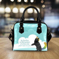 Load image into Gallery viewer, Designs by MyUtopia Shout Out:Be Fearless in the Pursuit of What Sets Your Soul on Fire - Caticorn Art Shoulder Handbag
