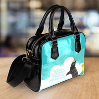 Load image into Gallery viewer, Designs by MyUtopia Shout Out:Be Fearless in the Pursuit of What Sets Your Soul on Fire - Caticorn Art Shoulder Handbag
