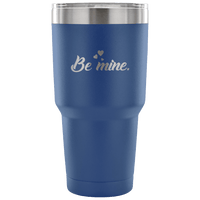 Load image into Gallery viewer, Designs by MyUtopia Shout Out:Be Mine Engraved Insulated Double Wall Steel Tumbler Travel Mug,Blue / 30 Oz,Polar Camel Tumbler
