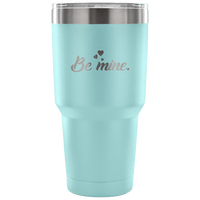 Load image into Gallery viewer, Designs by MyUtopia Shout Out:Be Mine Engraved Insulated Double Wall Steel Tumbler Travel Mug,Light Blue / 30 Oz,Polar Camel Tumbler
