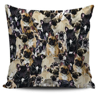 Load image into Gallery viewer, Designs by MyUtopia Shout Out:Beagles all over print Dog Collage Pillowcases,French Bulldog Collage,Pillowcases
