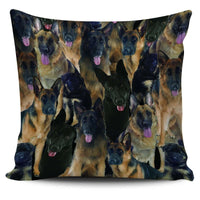Load image into Gallery viewer, Designs by MyUtopia Shout Out:Beagles all over print Dog Collage Pillowcases,German Shepherd Collage,Pillowcases
