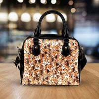 Load image into Gallery viewer, Designs by MyUtopia Shout Out:Beagles Faux Leather Handbag with Shoulder Strap
