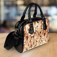 Load image into Gallery viewer, Designs by MyUtopia Shout Out:Beagles Faux Leather Handbag with Shoulder Strap
