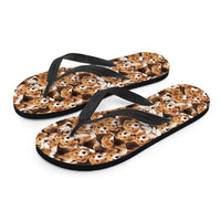 Load image into Gallery viewer, Designs by MyUtopia Shout Out:Beagles Flip Flops
