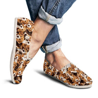 Load image into Gallery viewer, Designs by MyUtopia Shout Out:Beagles Women&#39;s Flats,US6 (EU36) / Brown,Slip on Flats
