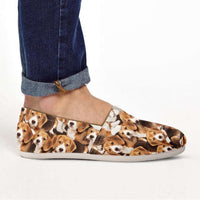 Load image into Gallery viewer, Designs by MyUtopia Shout Out:Beagles Women&#39;s Flats
