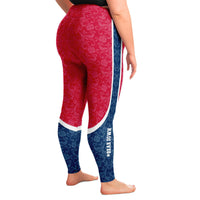 Load image into Gallery viewer, Designs by MyUtopia Shout Out:Bear Down Arizona Fan Ladies Fashion Leggings,2XL (18W/20W) / Red,Leggings - AOP
