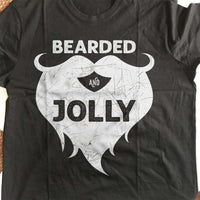 Load image into Gallery viewer, Designs by MyUtopia Shout Out:Bearded and Jolly Adult Unisex T-Shirt
