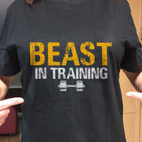 Load image into Gallery viewer, Designs by MyUtopia Shout Out:Beast In Training Adult Unisex T-Shirt
