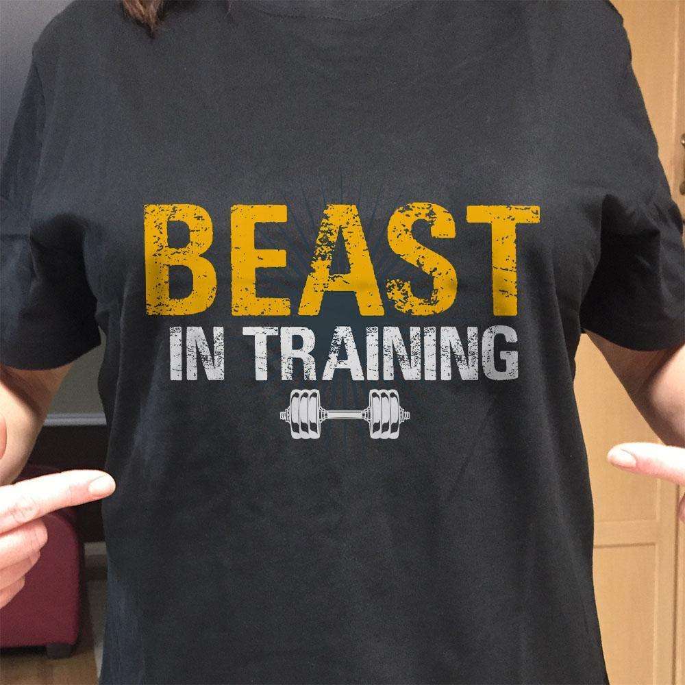 Designs by MyUtopia Shout Out:Beast In Training Adult Unisex T-Shirt
