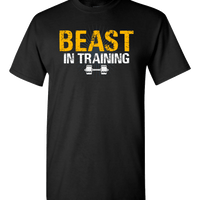 Load image into Gallery viewer, Designs by MyUtopia Shout Out:Beast In Training Adult Unisex T-Shirt,S / Black,Adult Unisex T-Shirt
