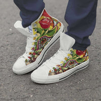 Load image into Gallery viewer, Designs by MyUtopia Shout Out:Beauty and the Beast Canvas High Top Shoes V2
