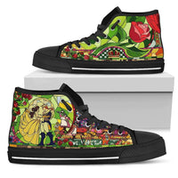 Load image into Gallery viewer, Designs by MyUtopia Shout Out:Beauty and the Beast Canvas High Top Shoes
