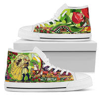 Load image into Gallery viewer, Designs by MyUtopia Shout Out:Beauty and the Beast Canvas High Top Shoes

