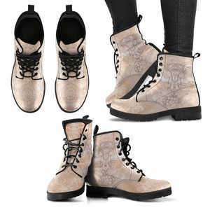 Designs by MyUtopia Shout Out:Beige Elephant Handcrafted Boots